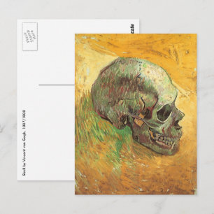 Vincent van Gogh - Stillleben mit Totenkopf Postkarte