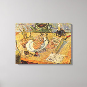 Vincent van Gogh - Stillleben mit Zeichenbrett Leinwanddruck