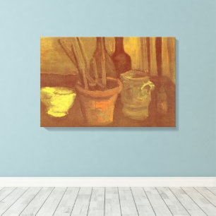 Vincent van Gogh - Stillleben Pinsel in einem Topf Leinwanddruck