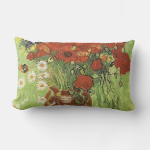 Vincent van Gogh, Stillleben - Rote Mohnblumen... Lendenkissen