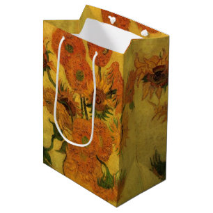 Vincent van Gogh Stillleben Vasen mit 15 Sonnenblu Mittlere Geschenktüte
