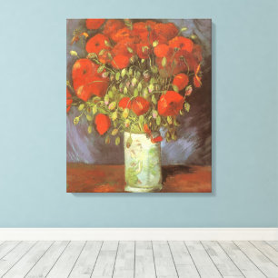 Vincent van Gogh Stillleben Vasen mit roten Mohn Leinwanddruck