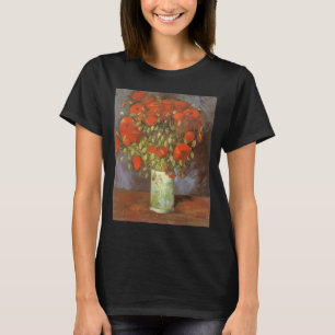 Vincent van Gogh Stillleben Vasen mit roten Mohnbl T-Shirt
