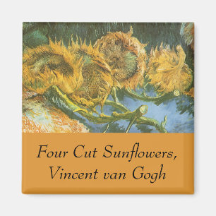 Vincent van Gogh - Stillleben: Vier abgeschnittene Magnet
