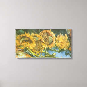 Vincent van Gogh - Stillleben: Vier Schnittblumen Leinwanddruck