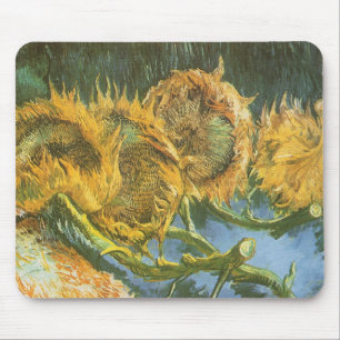 Vincent van Gogh - Stillleben: Vier Schnittblumen Mousepad
