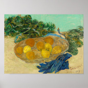 Vincent Van Gogh Stillleben von Orangen und Zitr Poster