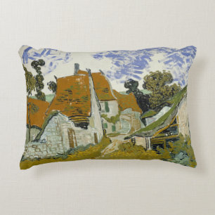 Vincent van Gogh - Straße in Auvers-sur-Oise Zierkissen