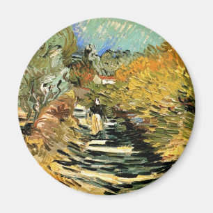 Vincent van Gogh Straße in Saint-Remy, Weibliche F Magnet