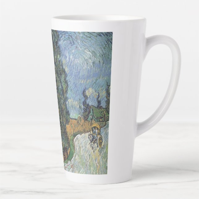 Vincent Van Gogh - Straße mit Cypress und Star Milchtasse (Rechts)