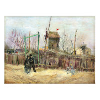 Vincent van Gogh - Street Scene in Montmartre
