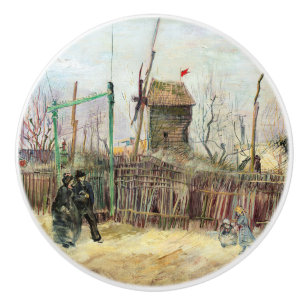 Vincent van Gogh - Street Scene in Montmartre Keramikknauf