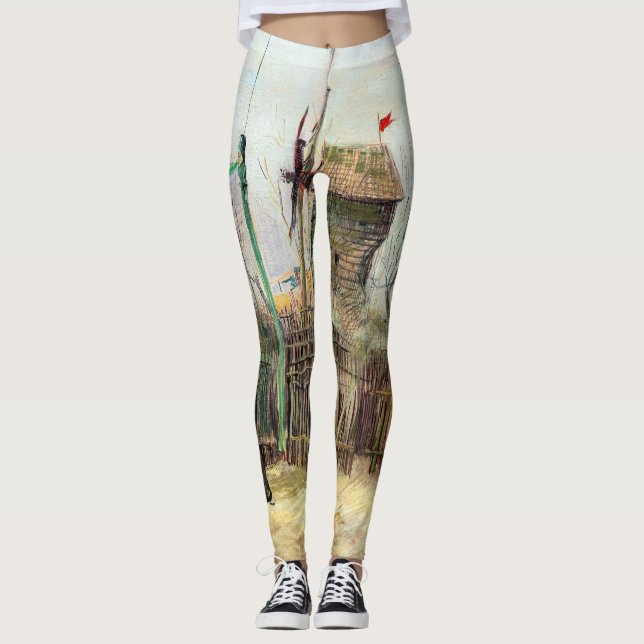 Vincent van Gogh - Street Scene in Montmartre Leggings (Vorderseite)