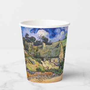Vincent Van Gogh - Strohdächer in Cordeville Pappbecher
