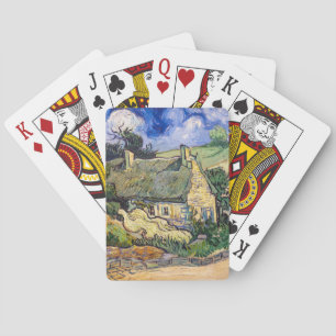 Vincent Van Gogh - Strohdächer in Cordeville Spielkarten
