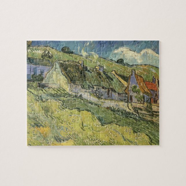 Vincent van Gogh - Strohdachhäuser (Horizontal)