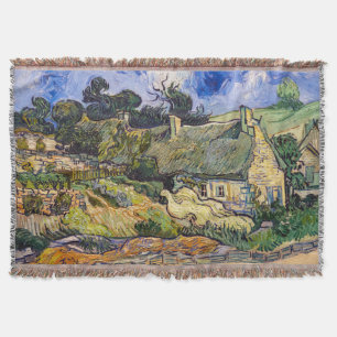 Vincent Van Gogh - Strohdachhäuser in Cordeville Decke
