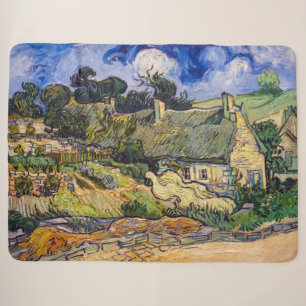 Vincent Van Gogh - Strohdachhäuser in Cordeville Sherpadecke