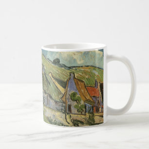 Vincent van Gogh - Strohdachhäuser Kaffeetasse