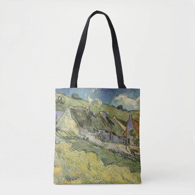 Vincent van Gogh - Strohgepflasterte Hütten Tasche (Vorderseite)