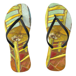 Vincent Van Gogh Stuhl mit Pfeife Flip Flops