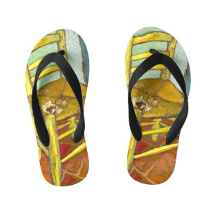 Vincent Van Gogh Stuhl mit Pfeife Kinderbadesandalen
