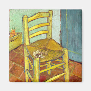 Vincent Van Gogh Stuhl mit Pfeife Magnet