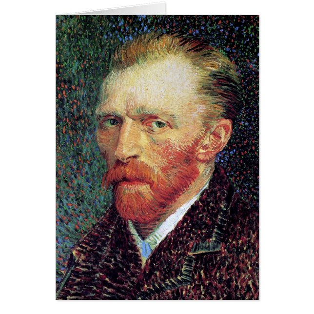 Vincent Van Gogh - Style Pointillisme Autoportrait (Devant)