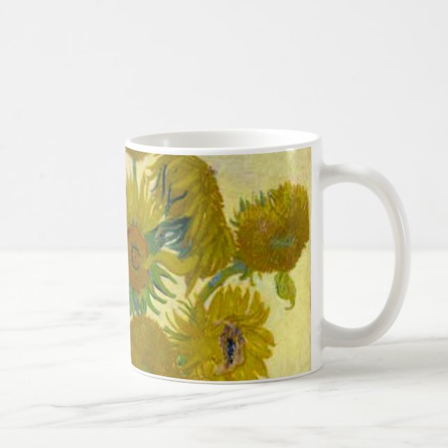 Vincent Van Gogh Sunflowers Kaffeetasse (Rechts)