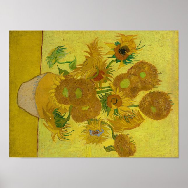 Vincent Van Gogh Sunflowers Poster Print (Vorne)