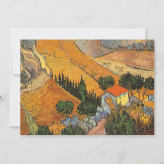 Vincent van Gogh - Tal mit Pflüger Einladung