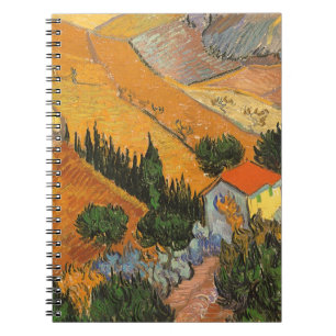 Vincent van Gogh - Tal mit Pflüger Notizblock