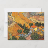 Vincent van Gogh - Tal mit Plowman