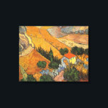 Vincent van Gogh - Tal mit Plowman Leinwanddruck<br><div class="desc">Das Tal mit Plowman Seen From Oove (1889) von Vincent van Gogh ist ein Vintages Landschaftsbild der Kunstlandschaft, das in Post-Impressionismus erbaut wurde. Ein pflügerischer Bauer, der die Felder seines Bauernhofs mit seinem Ochsenkühteam bearbeitet. Ein landwirtschaftliches Alltagsleben Landschaftsbilder mit Bäumen in einem Tal. Über den Künstler: Vincent Willem van Gogh...</div>