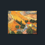Vincent van Gogh - Tal mit Plowman Leinwanddruck<br><div class="desc">Das Tal mit Plowman Seen From Oove (1889) von Vincent van Gogh ist ein Vintages Landschaftsbild der Kunstlandschaft, das in Post-Impressionismus erbaut wurde. Ein pflügerischer Bauer, der die Felder seines Bauernhofs mit seinem Ochsenkühteam bearbeitet. Ein landwirtschaftliches Alltagsleben Landschaftsbilder mit Bäumen in einem Tal. Über den Künstler: Vincent Willem van Gogh...</div>