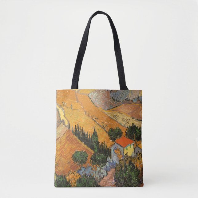 Vincent van Gogh - Tal mit Plowman Tasche (Vorderseite)