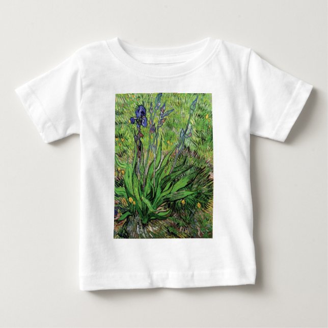 Vincent Van Gogh - The Iris Nature Lover Kunst Baby T-shirt (Vorderseite)