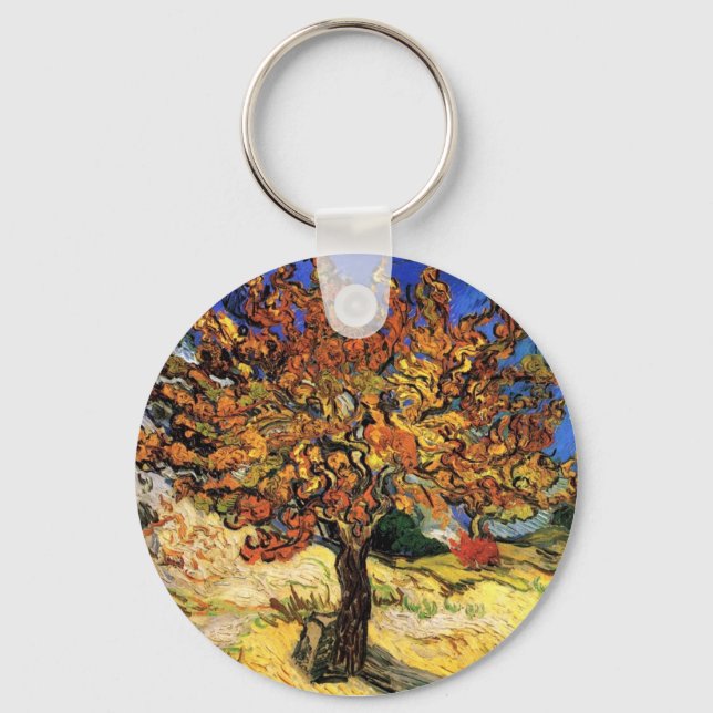 Vincent Van Gogh - The Mulberry Tree Fine Art Schlüsselanhänger (Vorderseite)