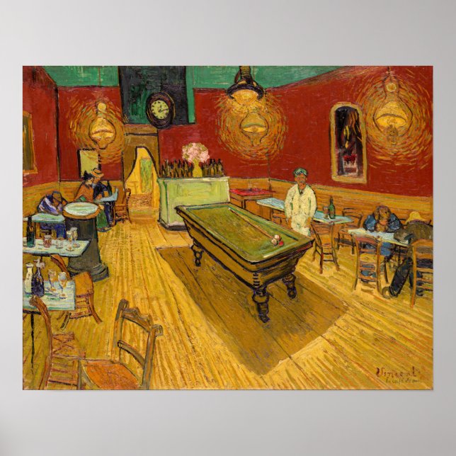 Vincent van Gogh - The Night Café Poster (Vorne)
