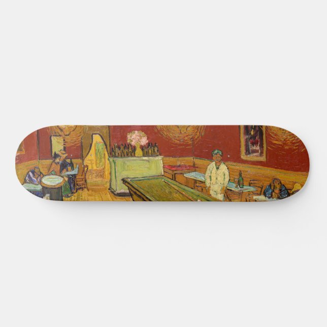 Vincent van Gogh - The Night Café Skateboard (Horizontal)