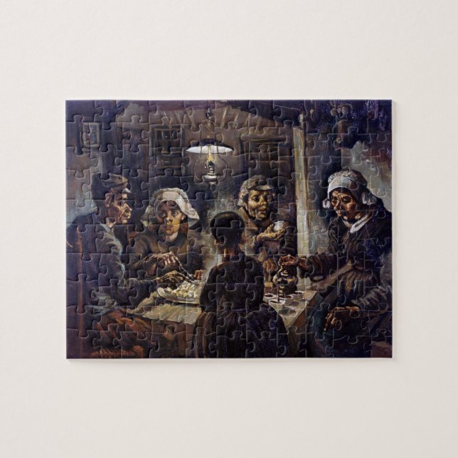 Vincent Van Gogh The Potato Eaters Fine Art (Horizontal)