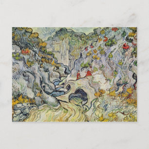Vincent van Gogh   The ravine of the Peyroulets Postkarte