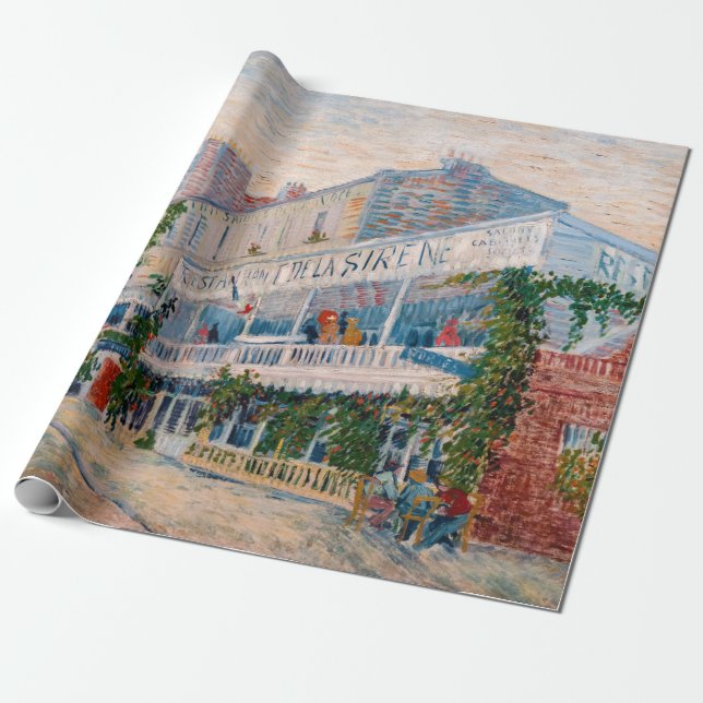 Vincent van Gogh - The Restaurant de la Sirene Geschenkpapier (Ungerollt)