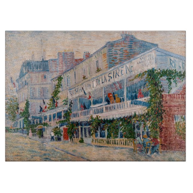 Vincent van Gogh - The Restaurant de la Sirene Schneidebrett (Vorderseite)
