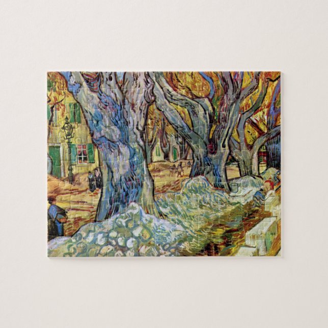 Vincent Van Gogh - The Road Menders - Fine Art (Horizontal)