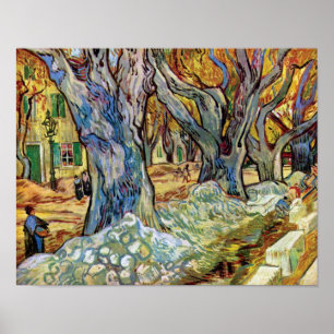 Vincent Van Gogh - The Road Menders - Fine Art Poster