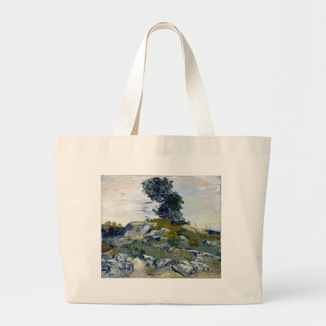 Vincent van Gogh The Rocks Jumbo Stoffbeutel (Vorne)