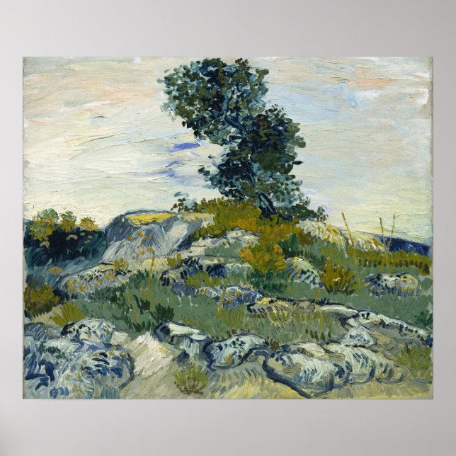 Vincent van Gogh The Rocks Poster (Vorne)