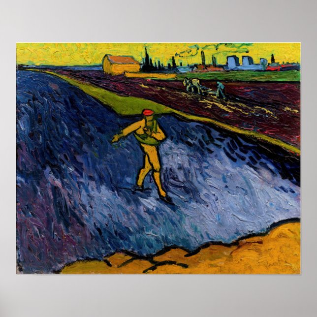 Vincent van Gogh - The Sower: Outskirts of Arles Poster (Vorne)