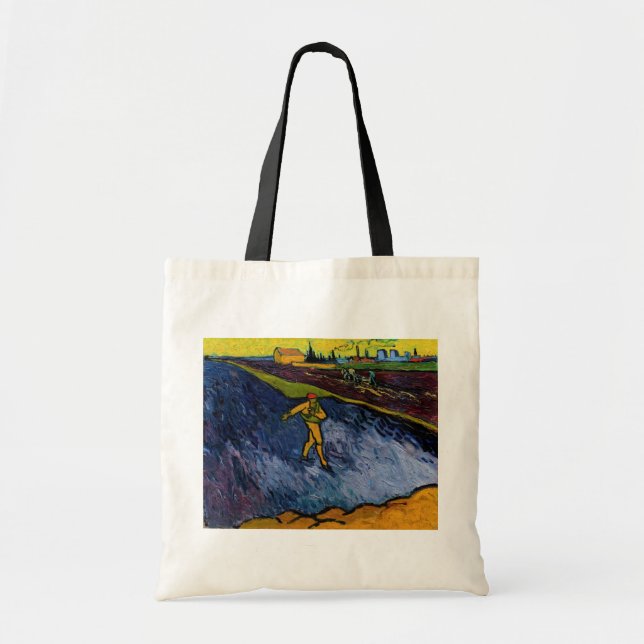 Vincent van Gogh - The Sower: Outskirts of Arles Tragetasche (Vorne)